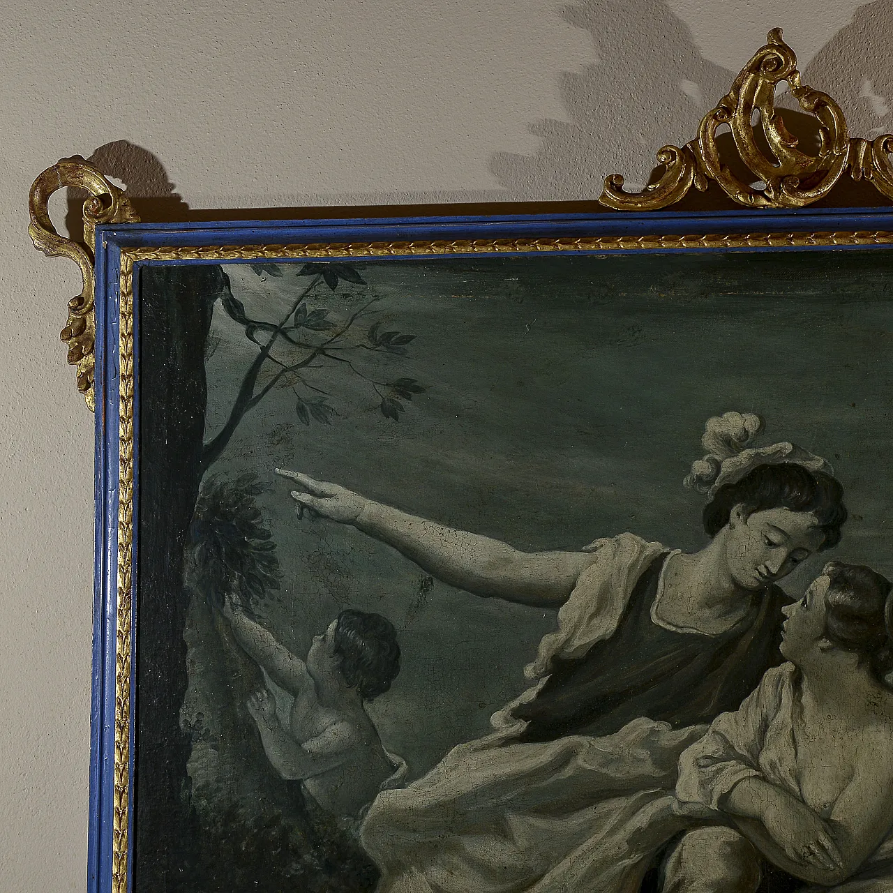 Scena galante, olio su tela, '800 4