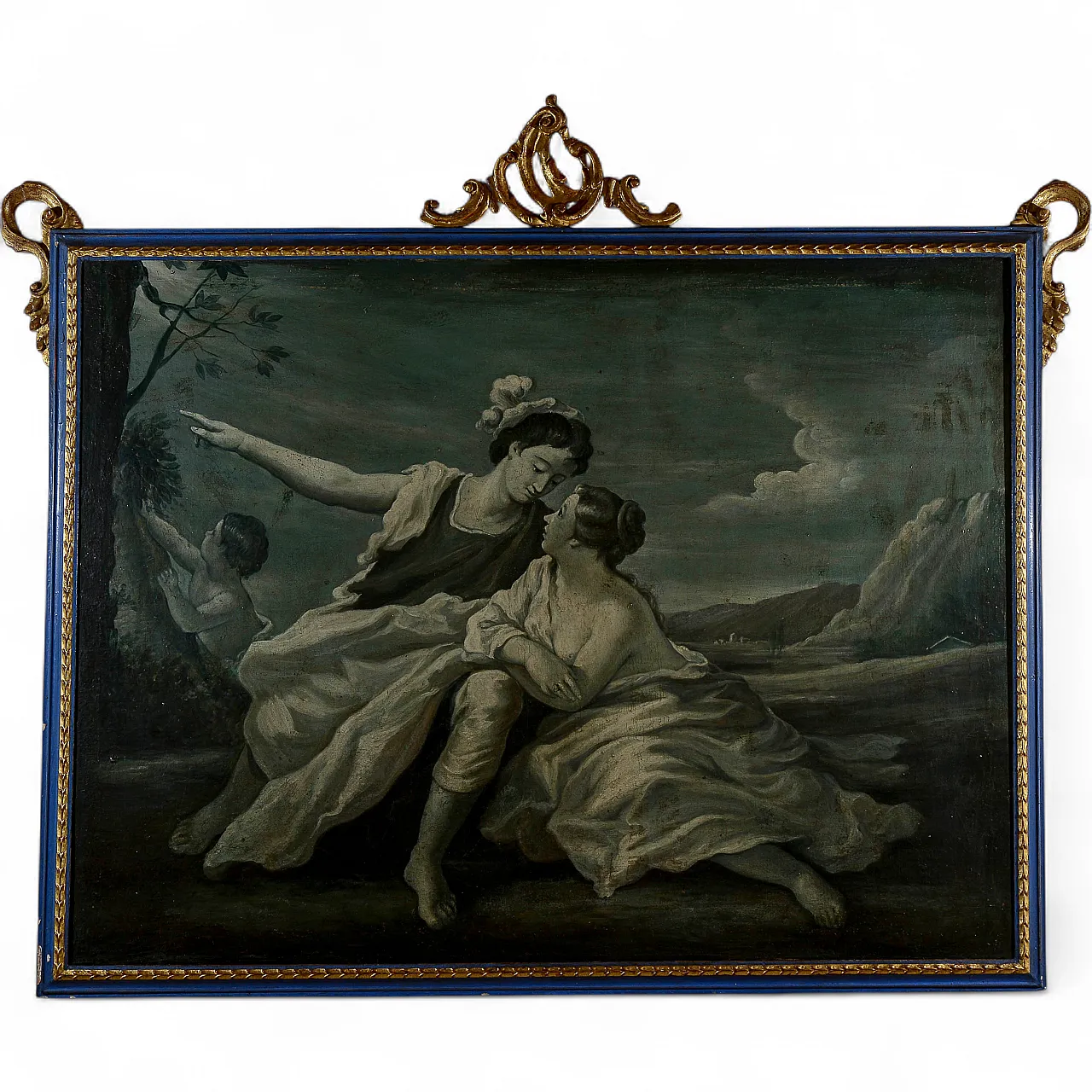 Scena galante, olio su tela, '800 9