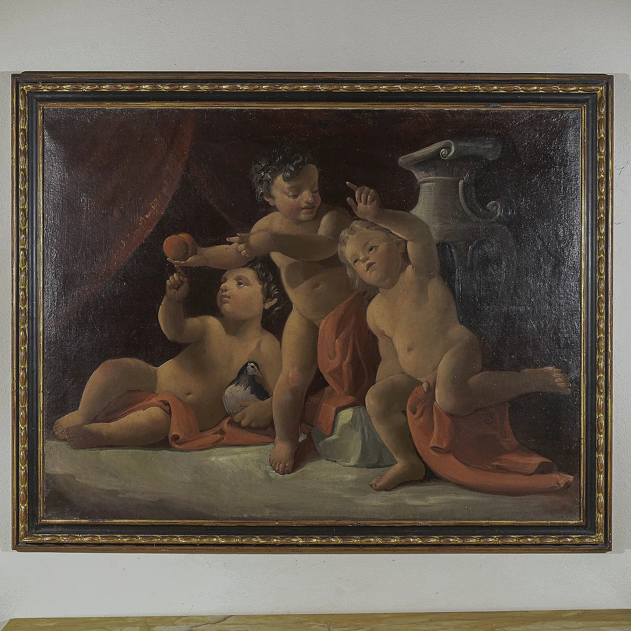 Putti danzanti, olio su tela, '800 1