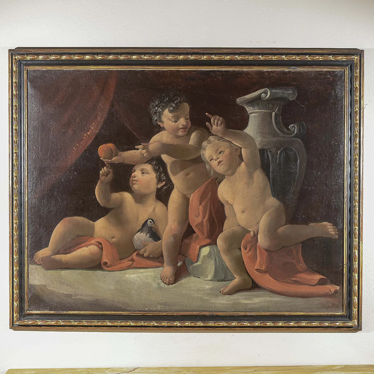 Putti danzanti, olio su tela, '800 2
