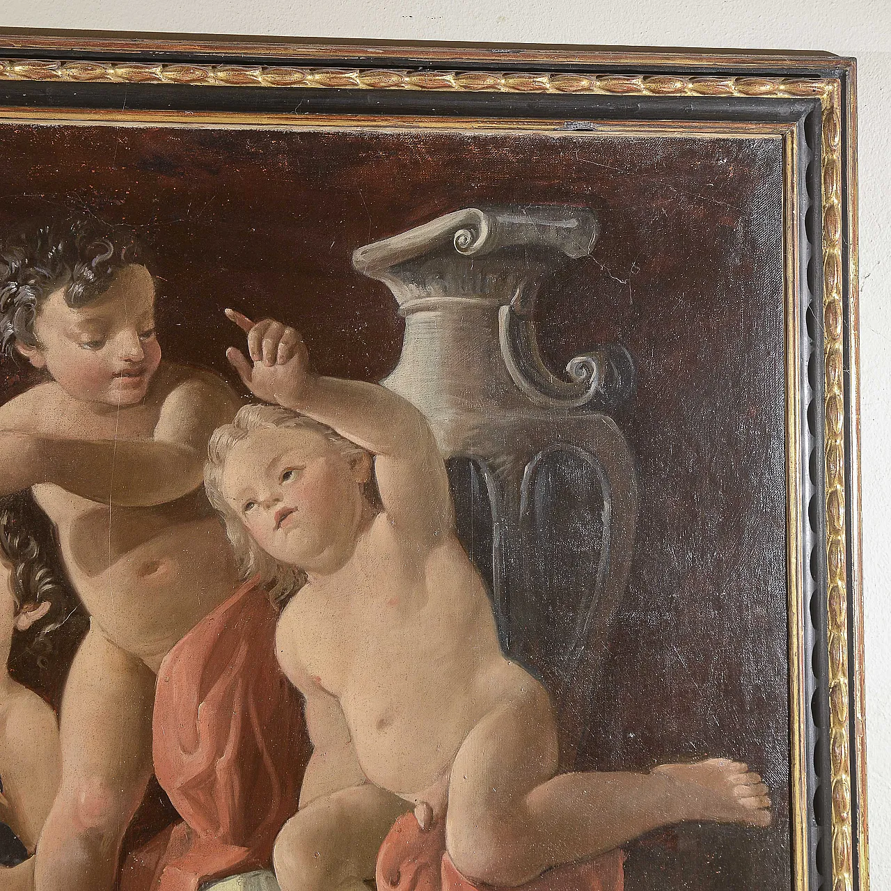 Putti danzanti, olio su tela, '800 4