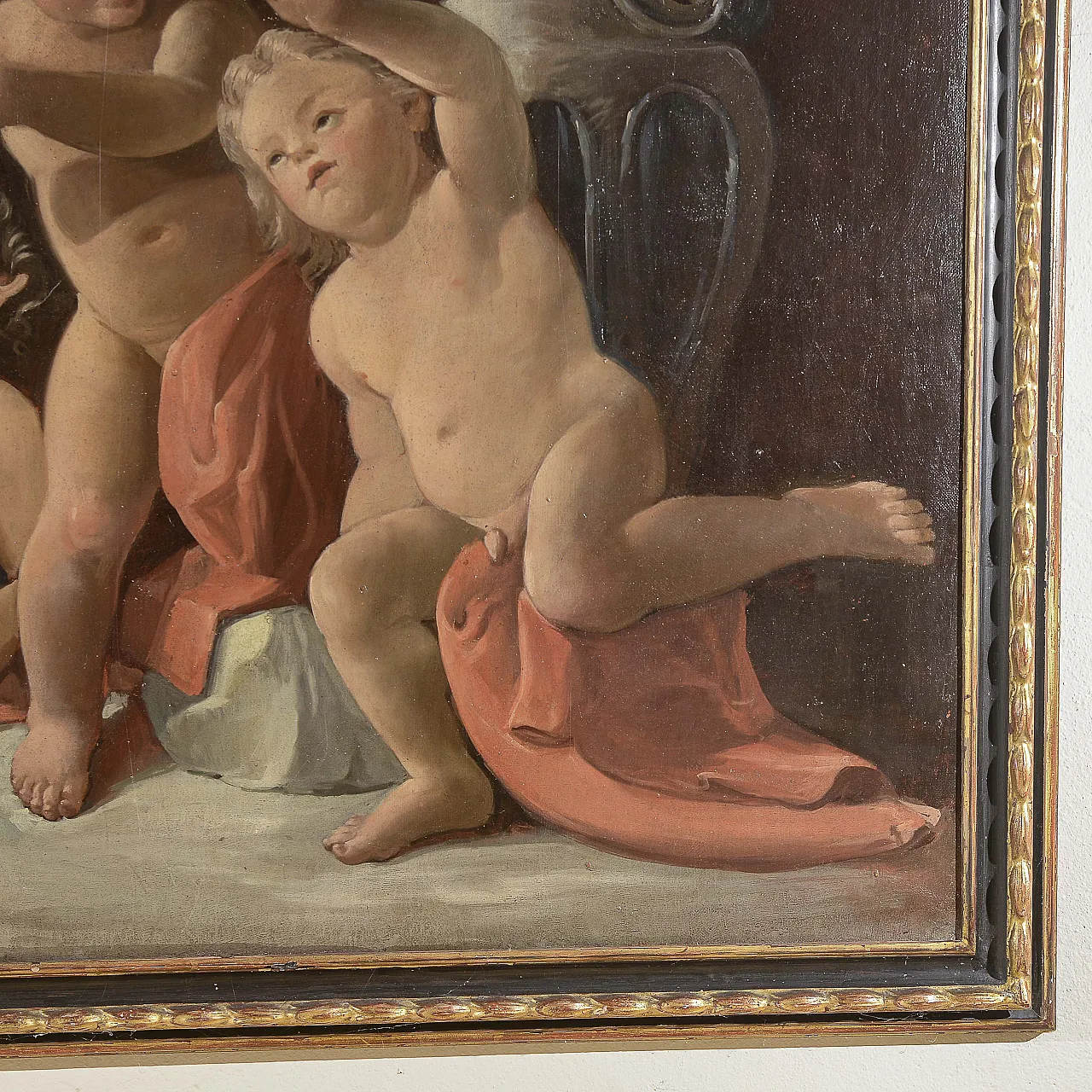 Putti danzanti, olio su tela, '800 6