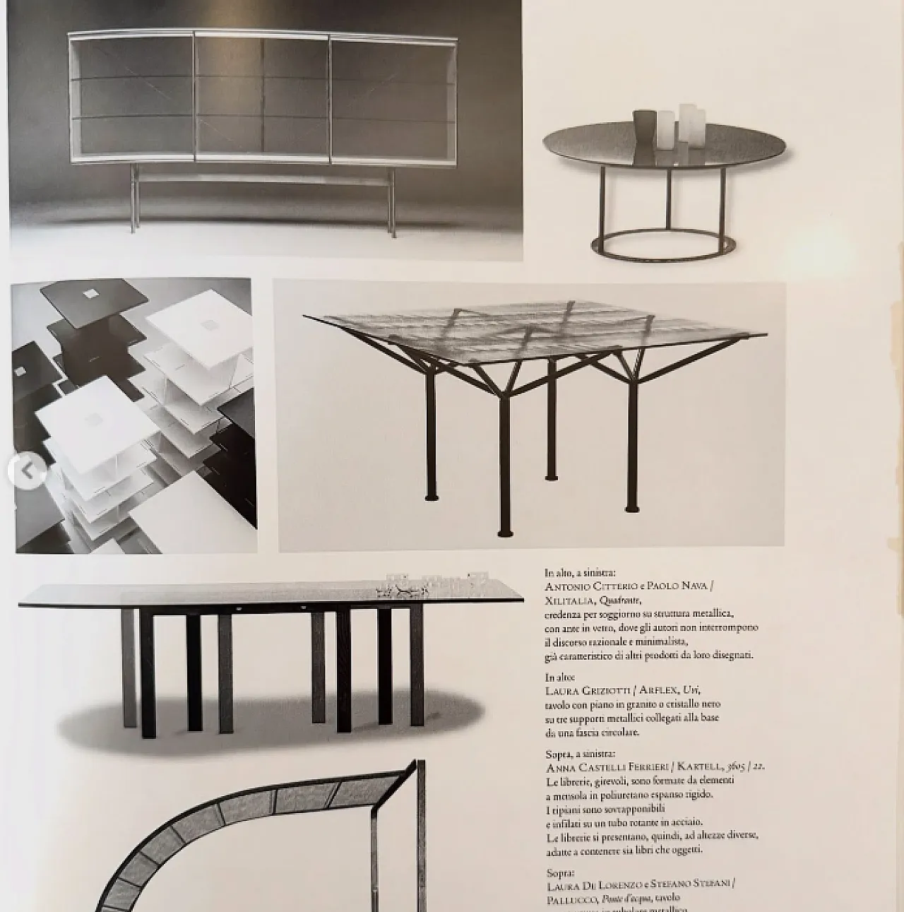 Tavolo Ponte d’Acqua di L.De Lorenzi e S.Stefani per Pallucco, anni 80 2