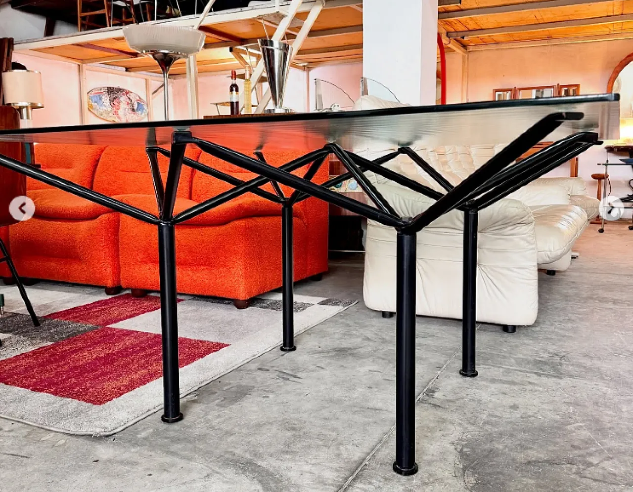 Tavolo Ponte d’Acqua di L.De Lorenzi e S.Stefani per Pallucco, anni 80 5