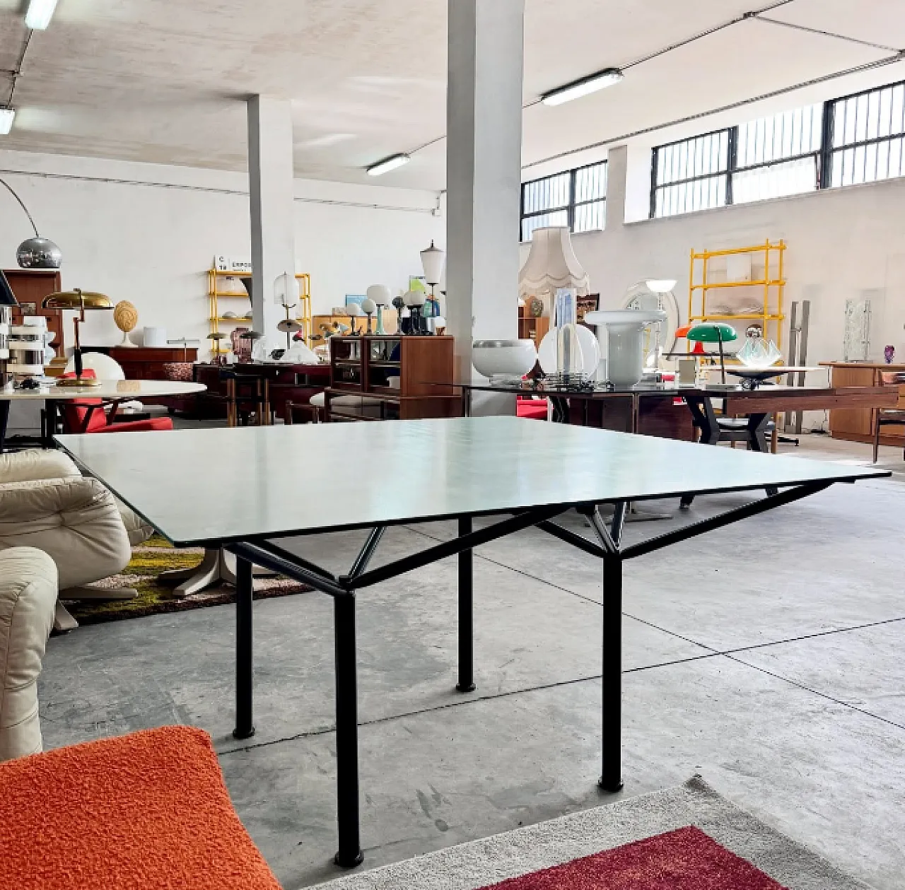 Tavolo Ponte d’Acqua di L.De Lorenzi e S.Stefani per Pallucco, anni 80 9