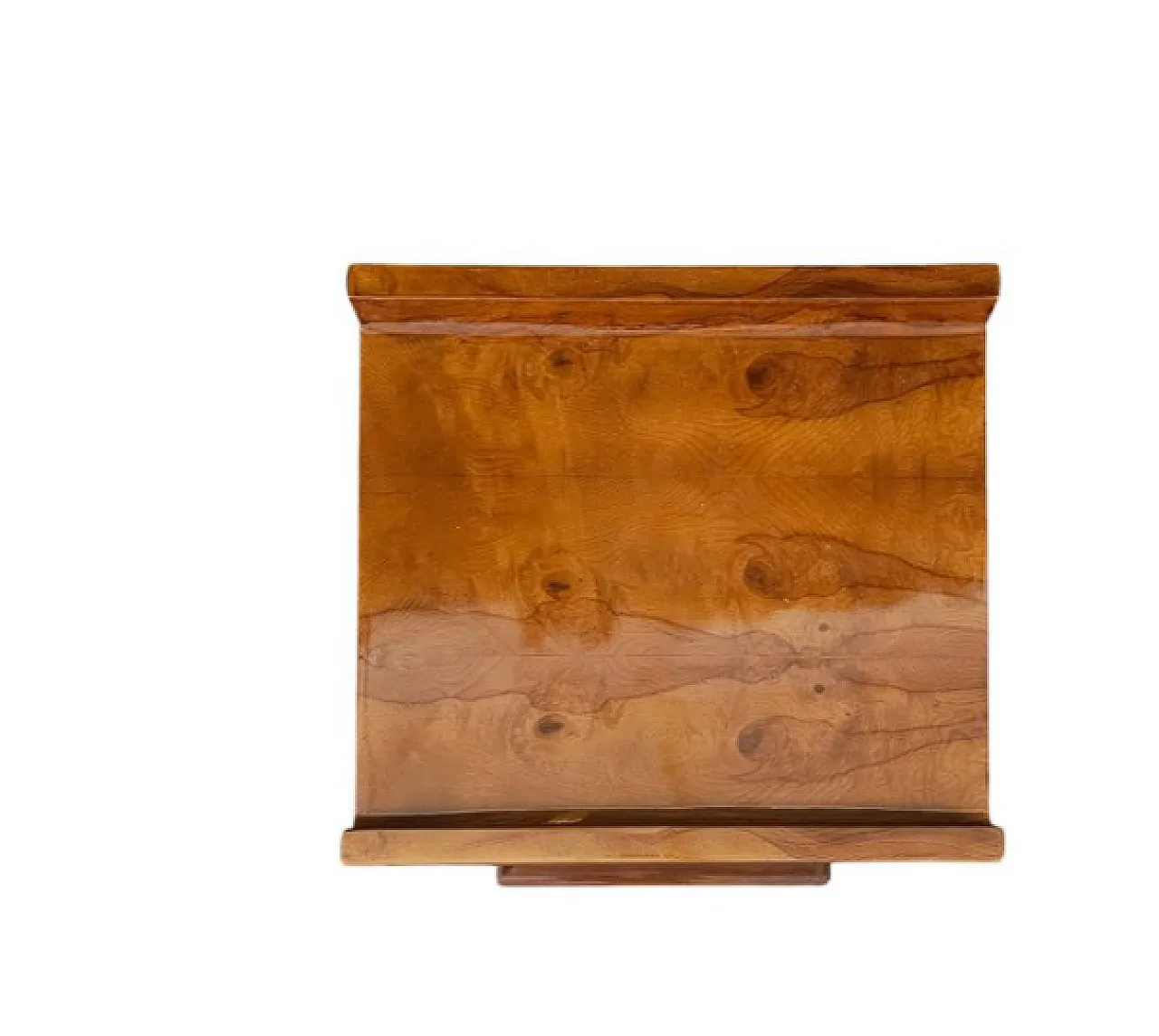 Pair of painted walnut burl columns, 20th century 2