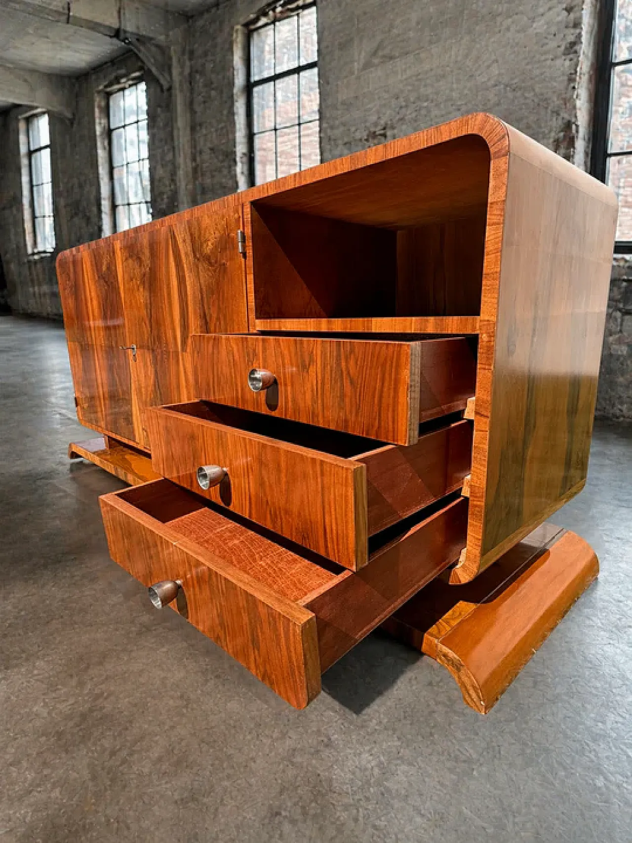 Credenza in noce, inizio '900 3