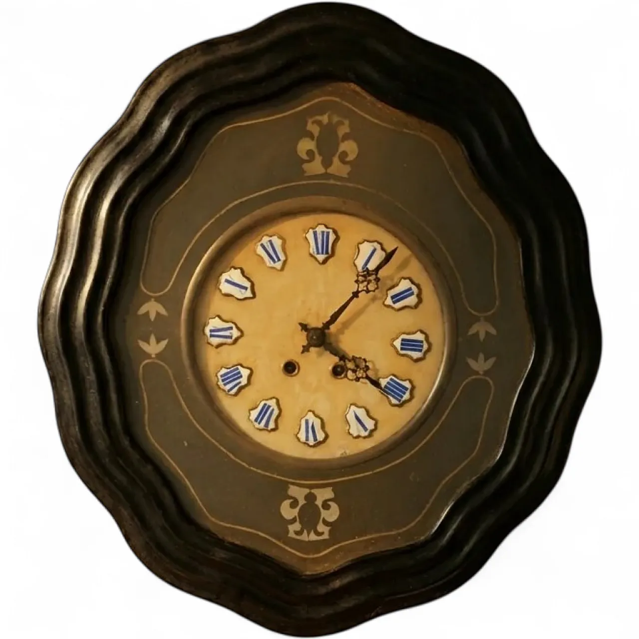 Wall clock with wooden case, early 20th century 7