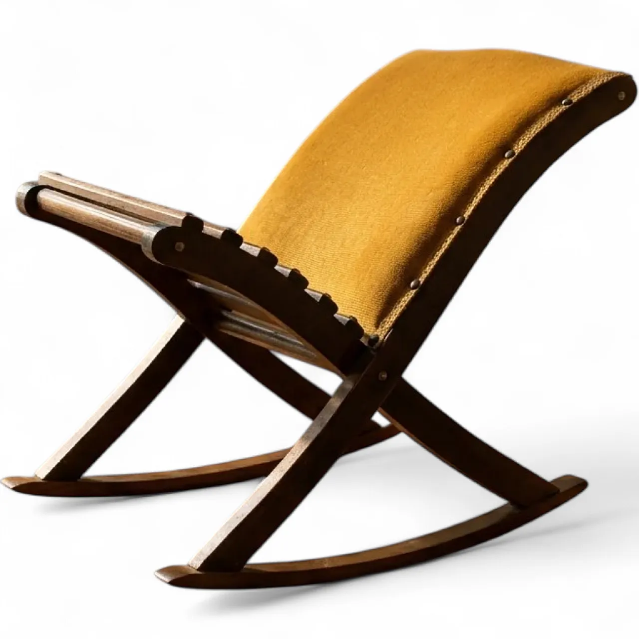 Sgabello inginocchiato, panca da preghiera in legno, anni '70 6
