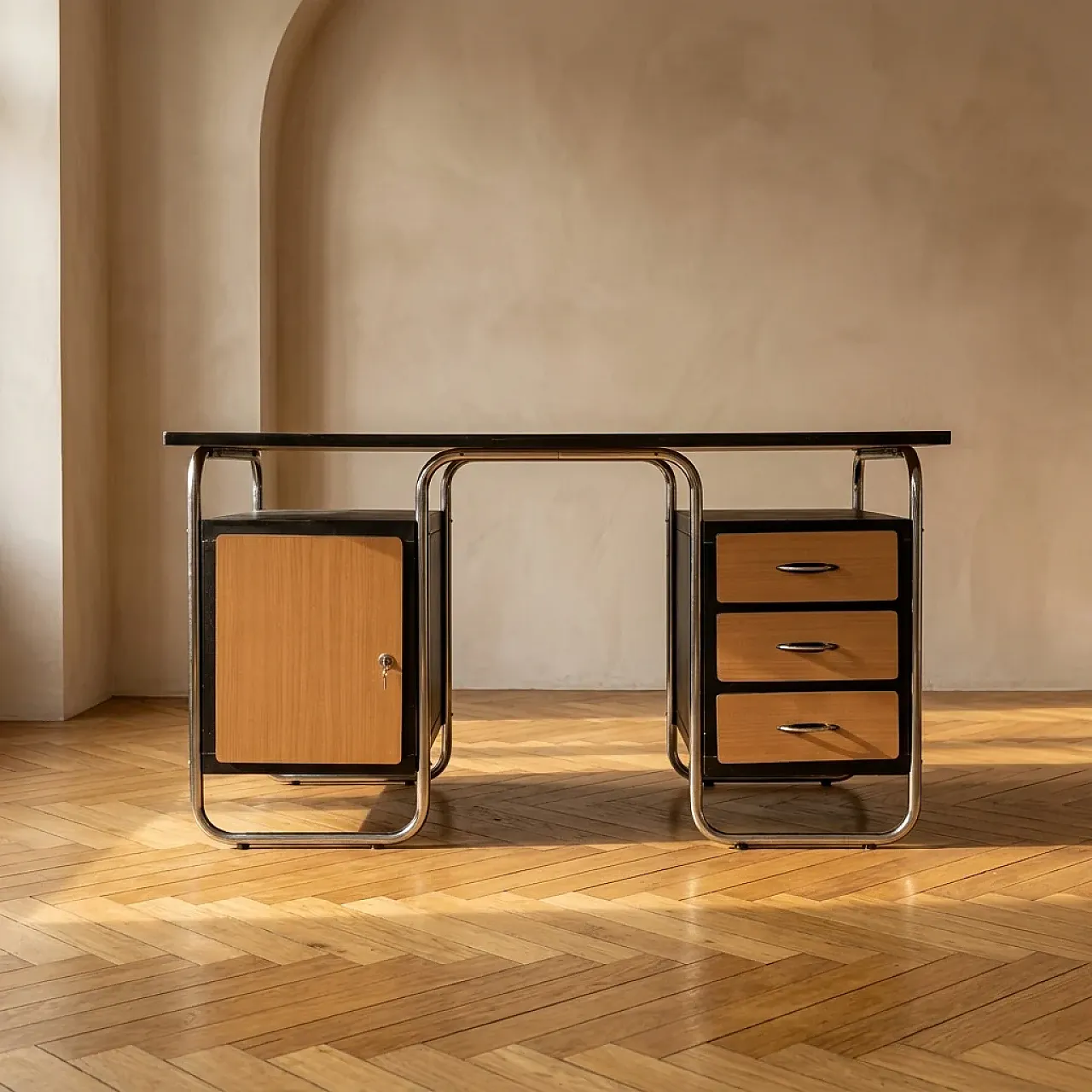 Scrivania in stile Bauhaus, Torck, anni '50 1