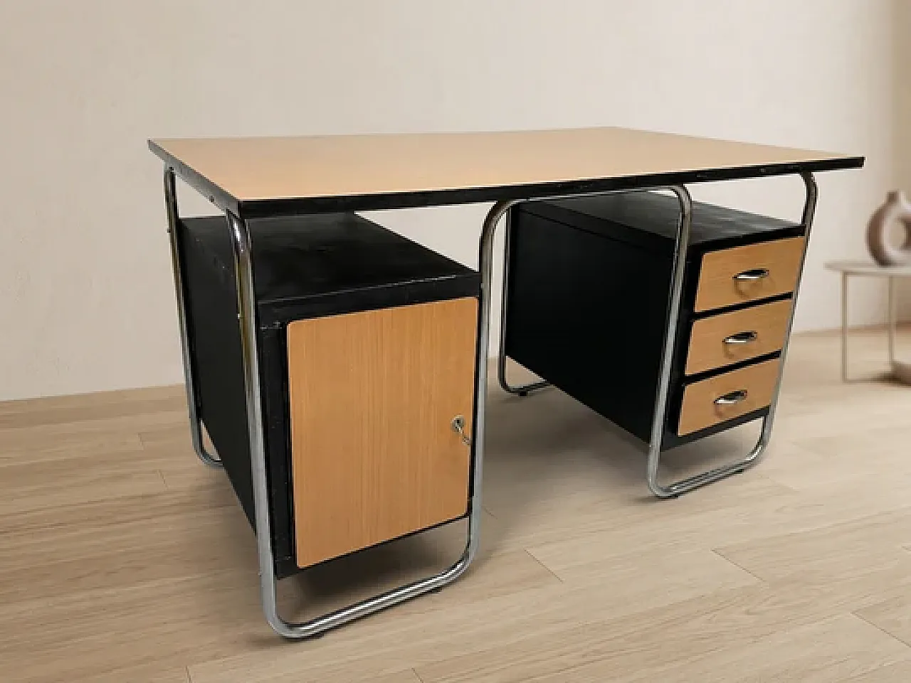 Scrivania in stile Bauhaus, Torck, anni '50 2