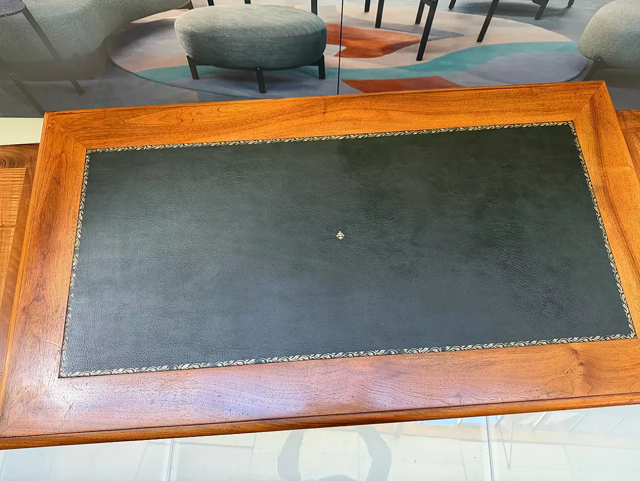 Scrivania Luigi Filippo in legno, '800 7