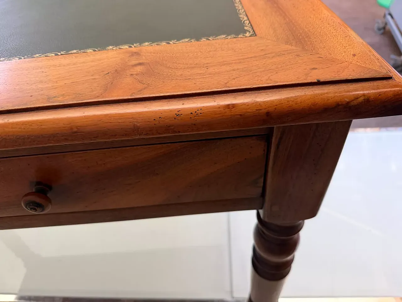 Scrivania Luigi Filippo in legno, '800 10