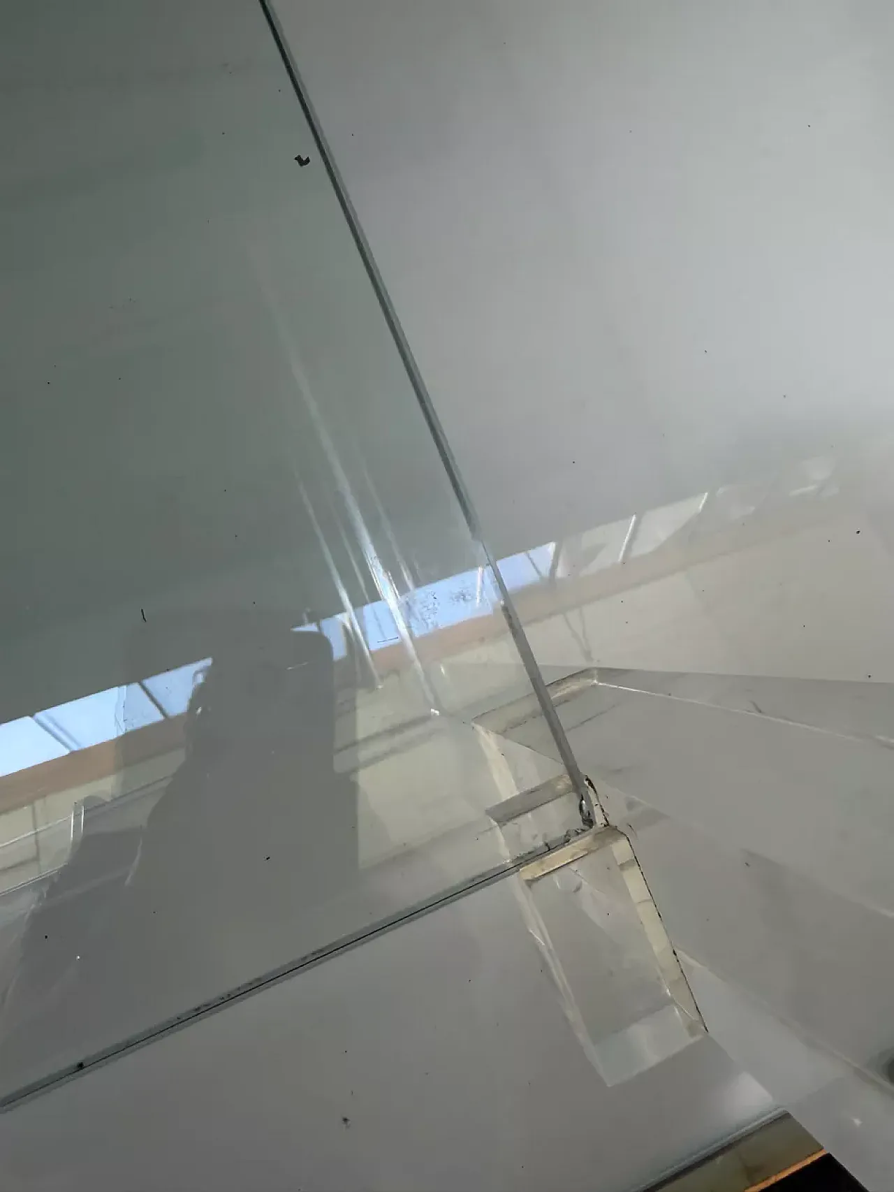 Tavolino da caffè in Altuglass e vetro David Lange, anni '90 7