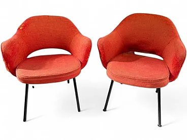 Coppia di sedie da conferenza Knoll, anni '70