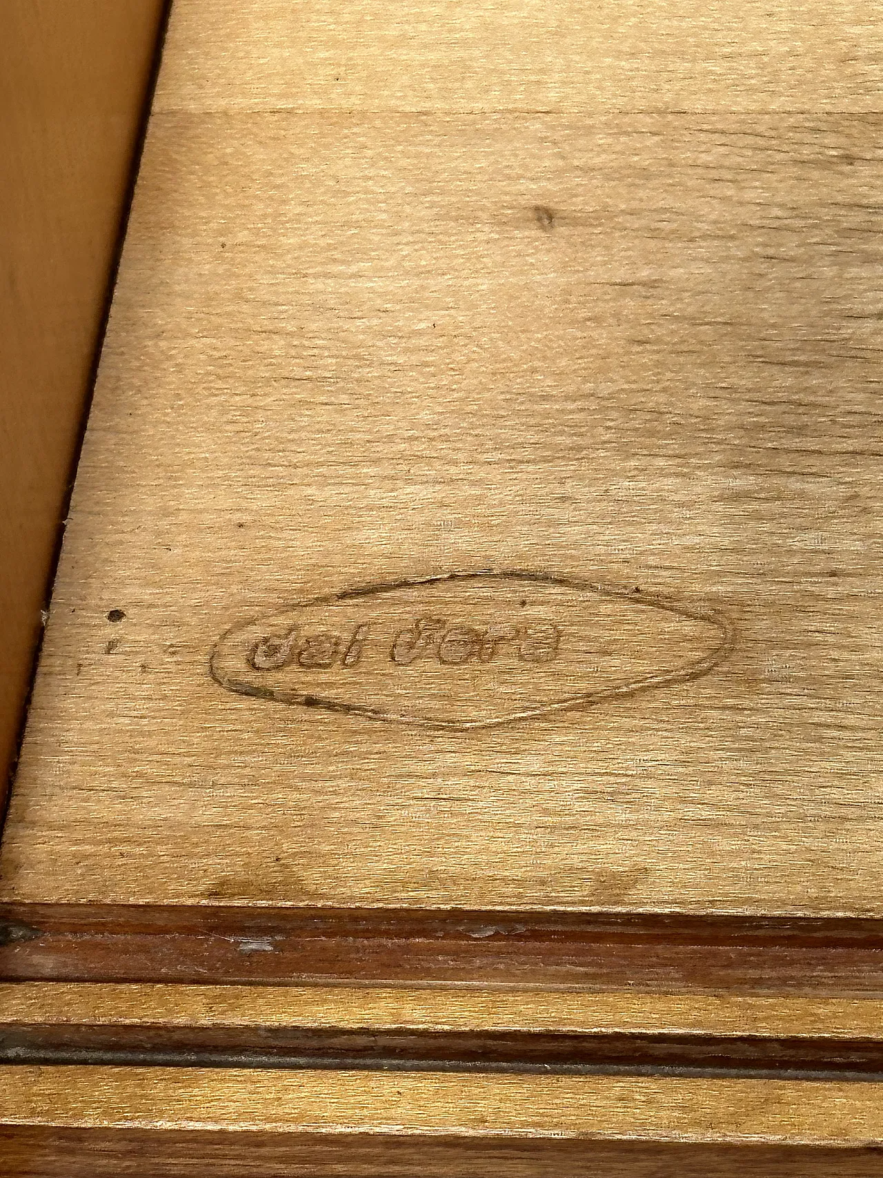 Mobile Bar Dal Vera girevole in teak, ante scorrevoli, Italia,anni’60 6