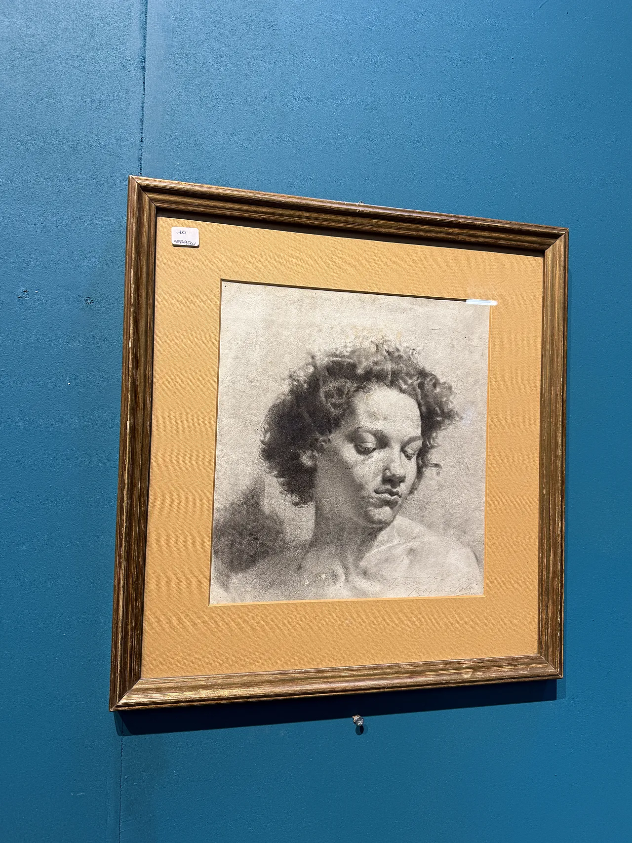 Sezza Luigi, Giovane di Roma, disegno su carta, '800 1