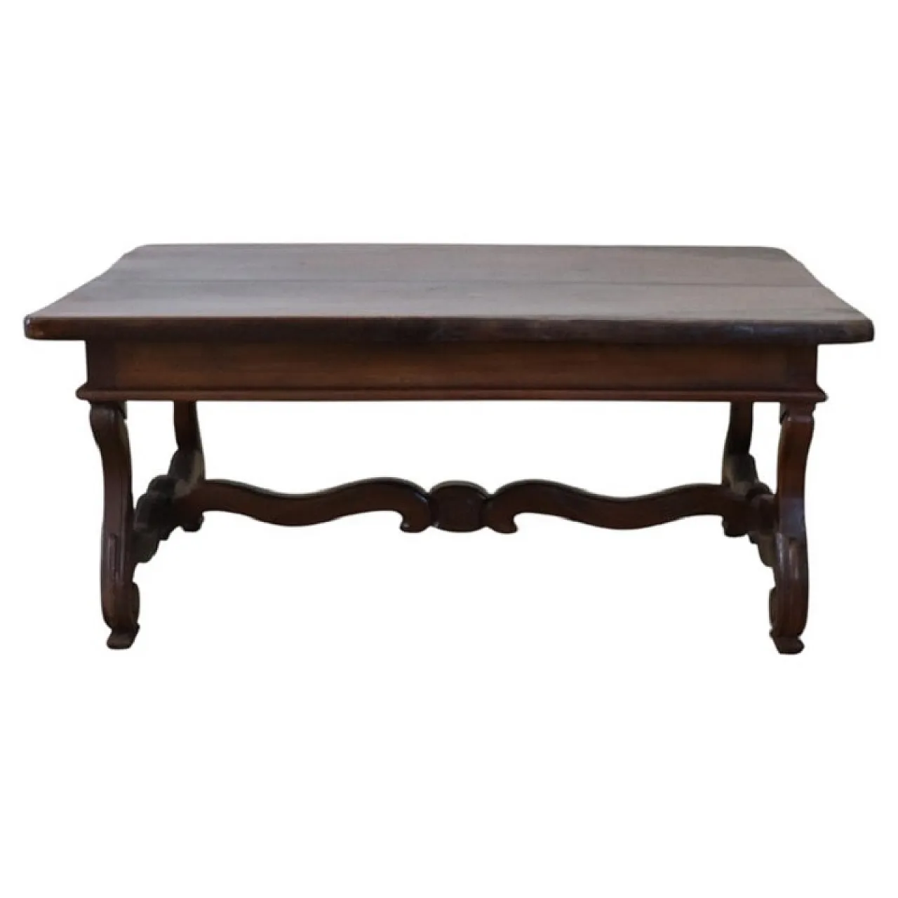 Walnut coffee table, early 1900s 1