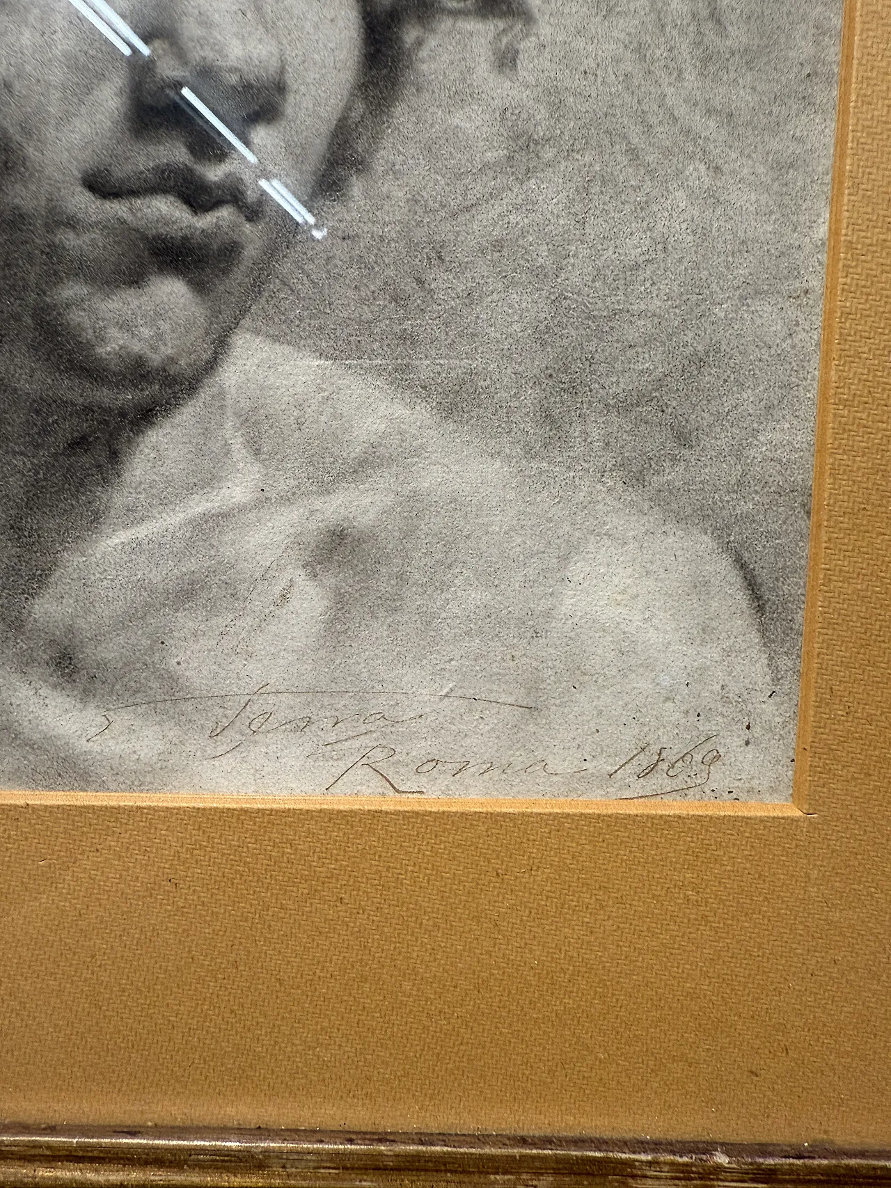 Sezza Luigi, Giovane di Roma, disegno su carta, '800 7