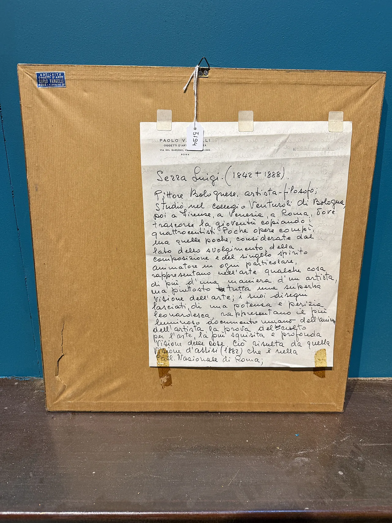 Sezza Luigi, Giovane di Roma, disegno su carta, '800 8