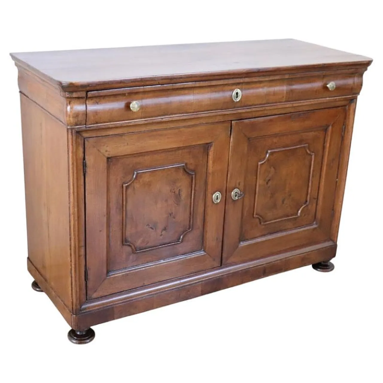 Antique restored walnut sideboard, mid-19th century 1