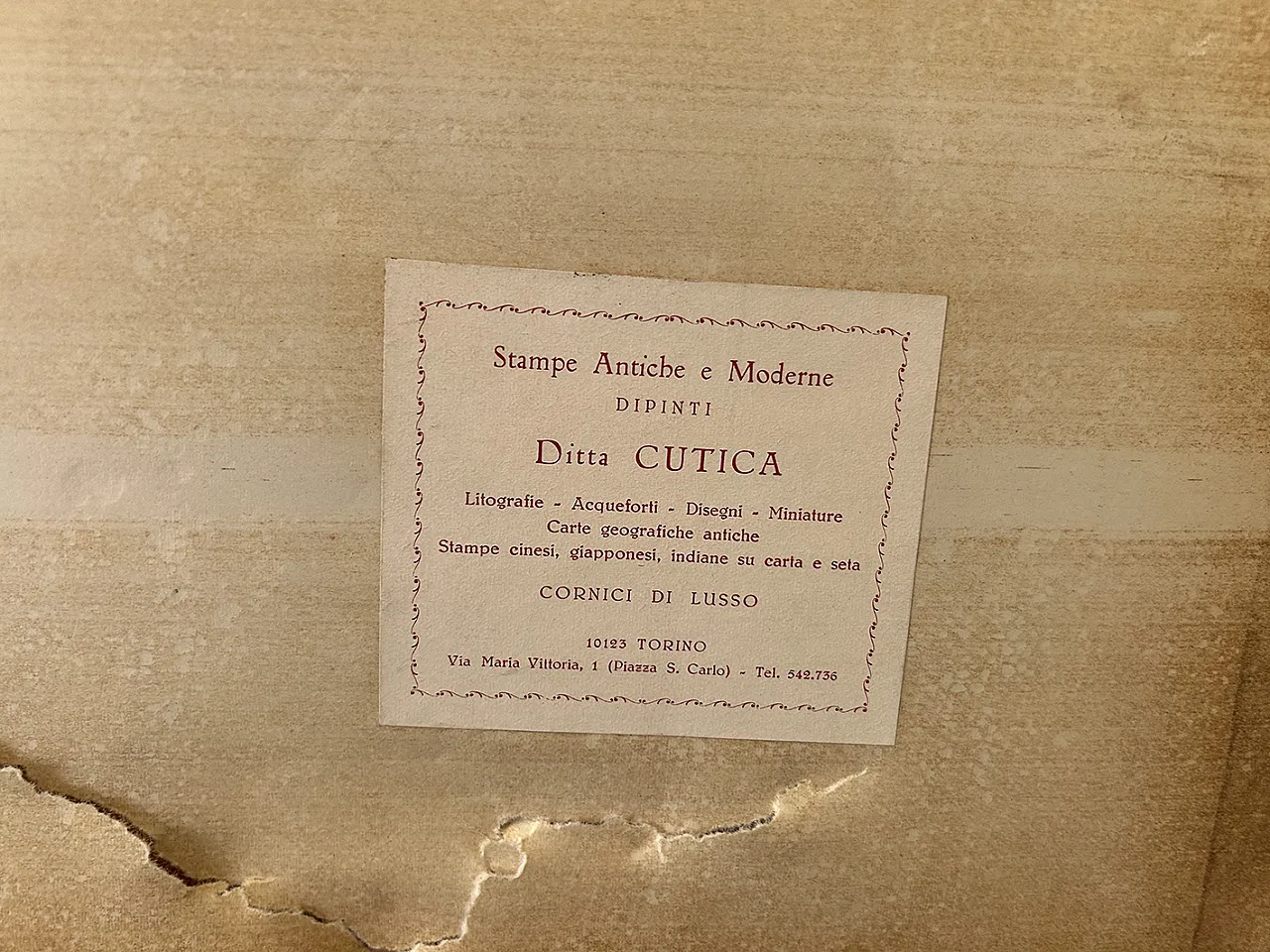 Mastroianni, litografia astratta in tiratura limitata, anni '70 4