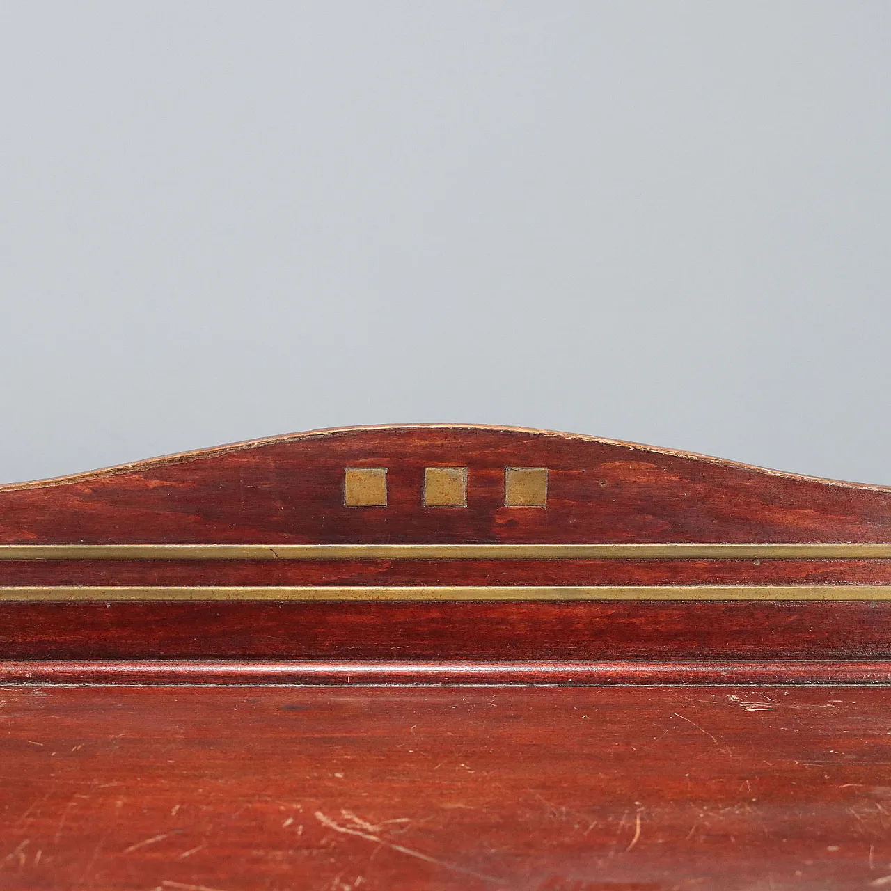 Scrittoietto Liberty in mogano con filettature in ottone, '900 5