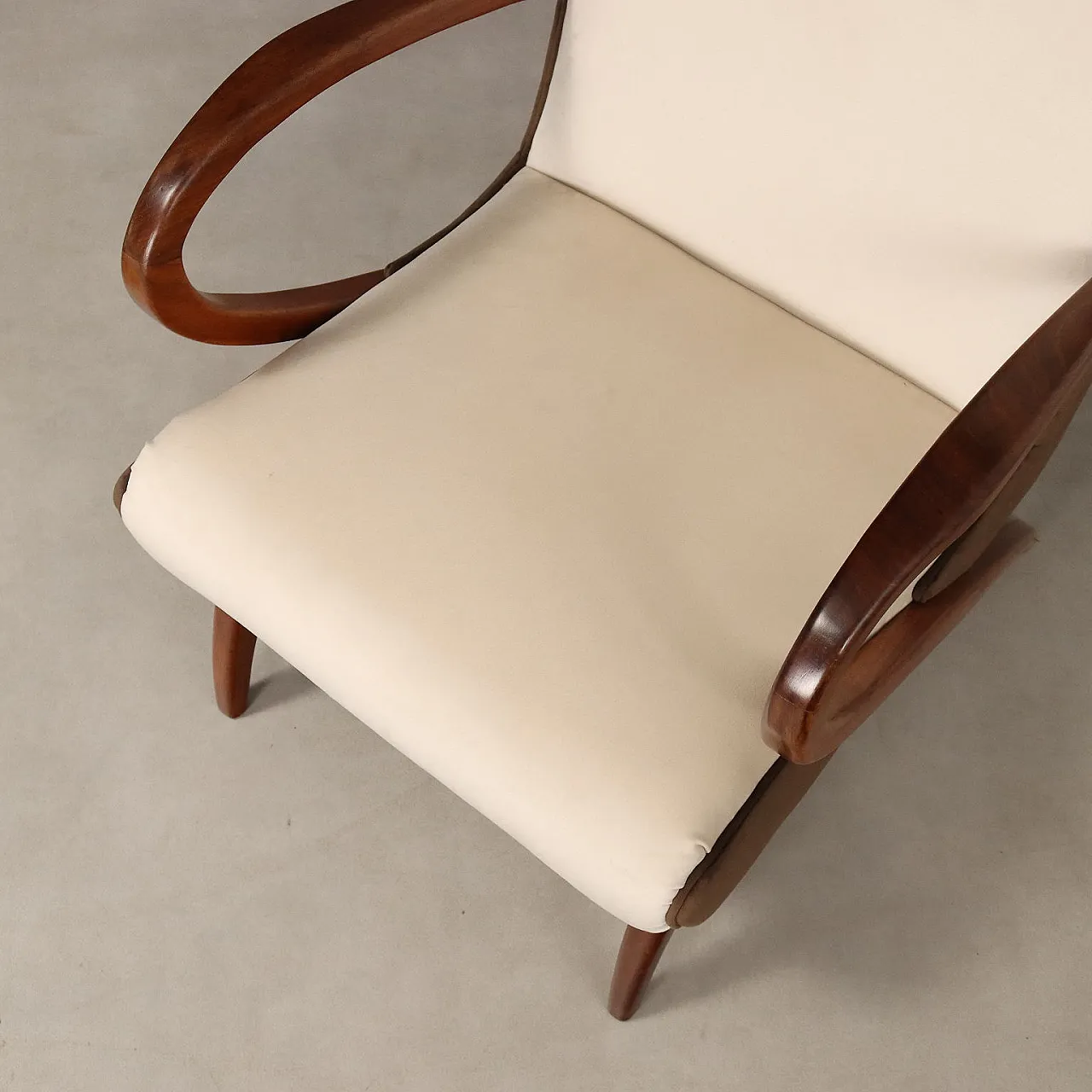 Pair of two-tone armchairs, 20th century 9