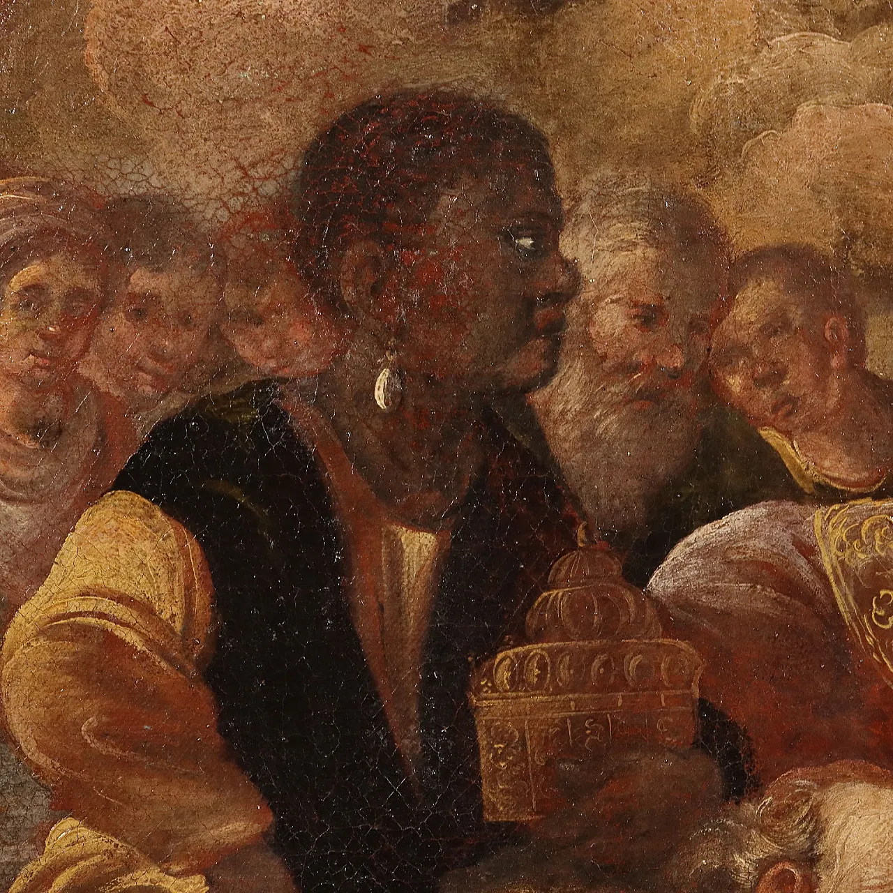 Adorazione dei Magi, olio su tela, '600 5