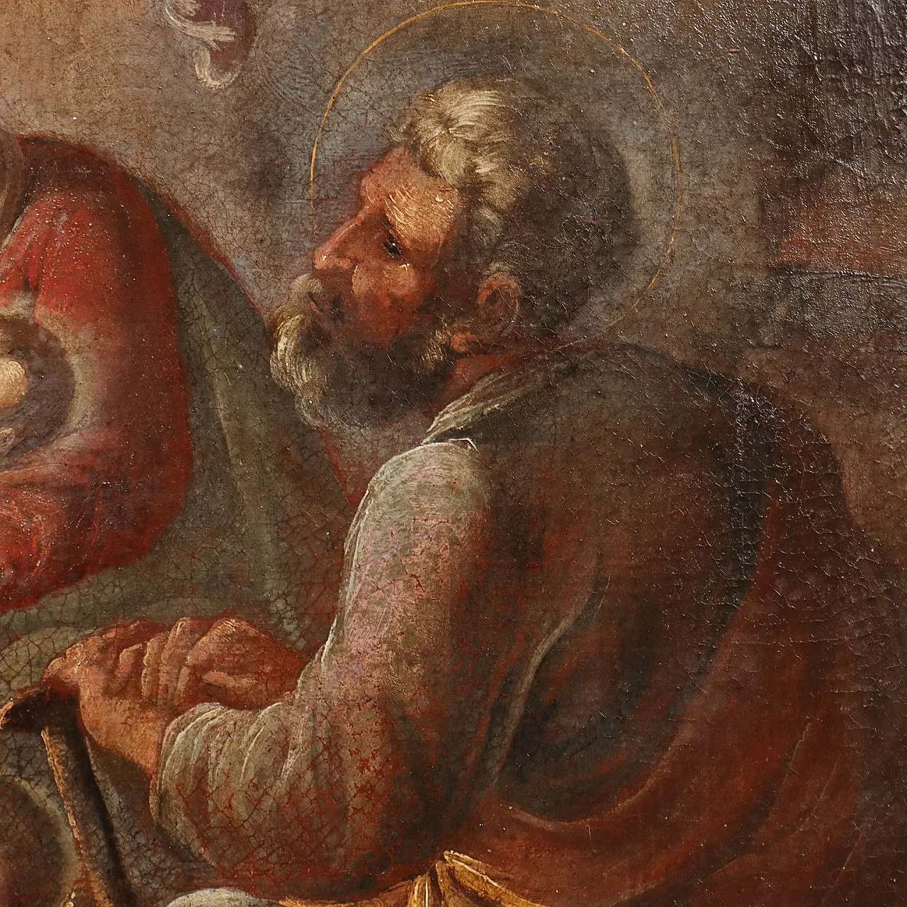 Adorazione dei Magi, olio su tela, '600 6