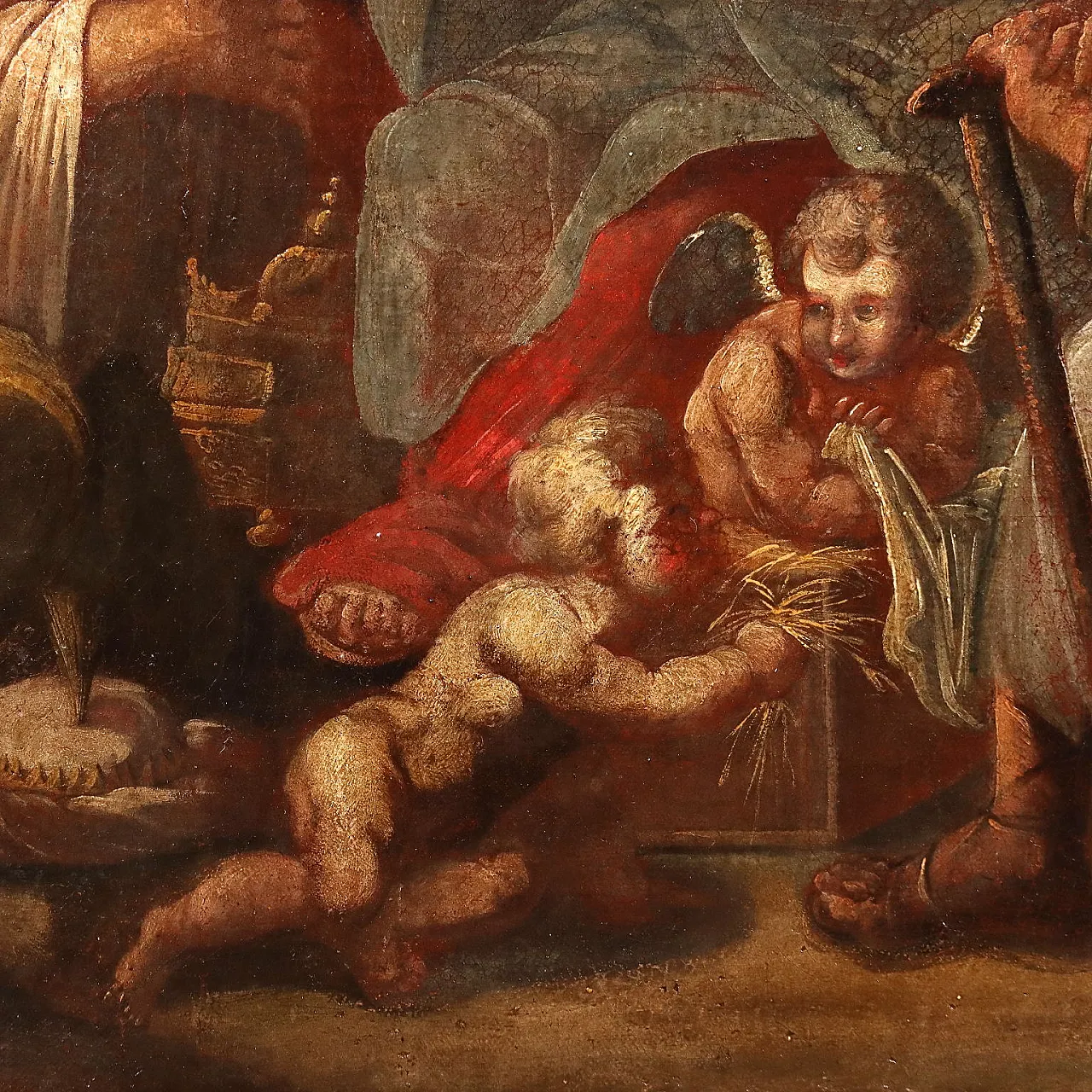 Adorazione dei Magi, olio su tela, '600 8