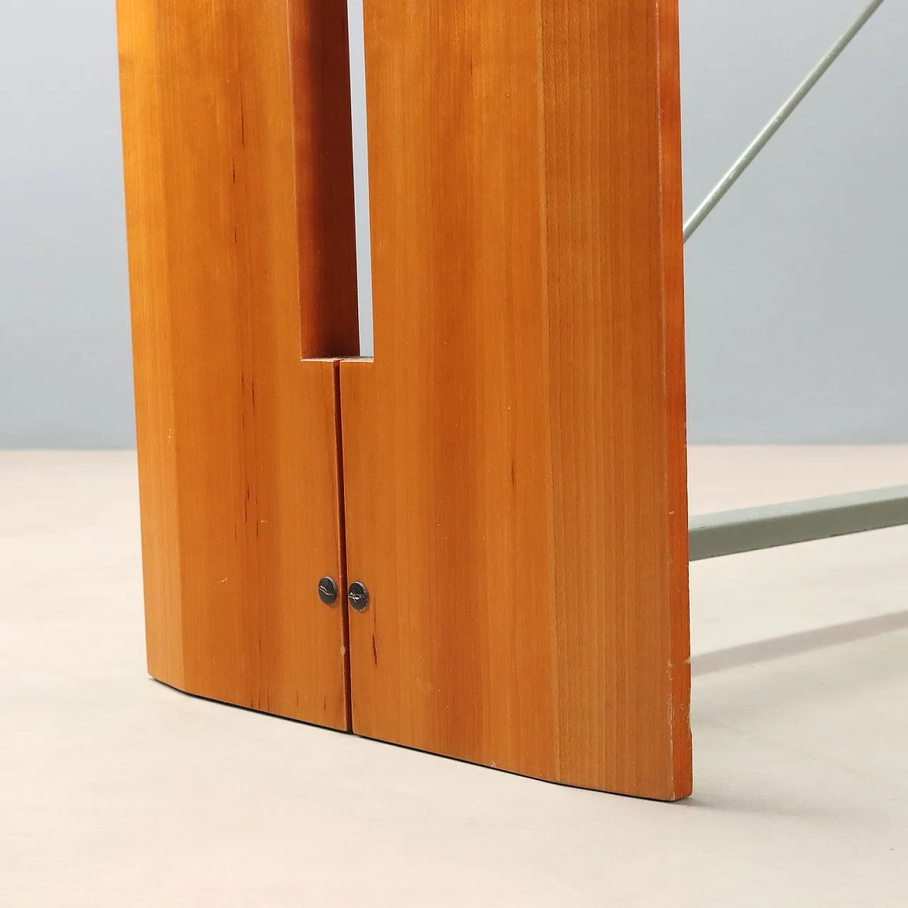 Scrivania in vetro e legno, '900 6