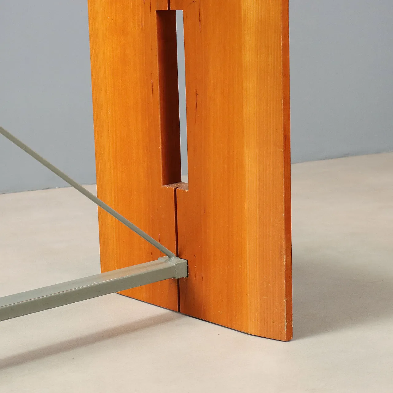 Scrivania in vetro e legno, '900 8