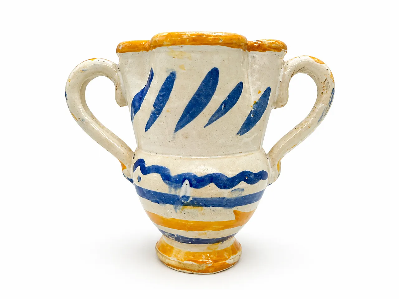 Ancient majolica jug from the 19th century. 5