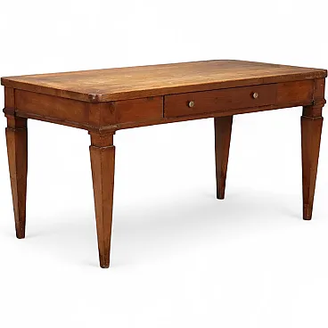 Directoire table in walnut, 19th century