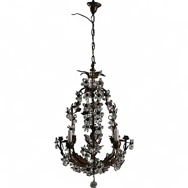Lampadario a quattro luci, primo '900