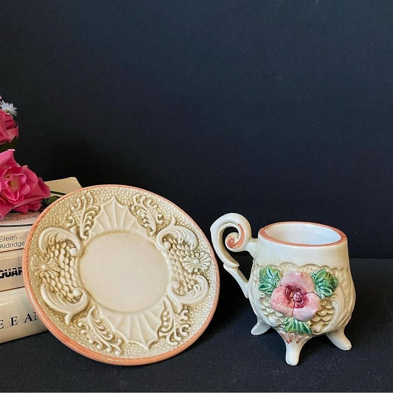 Coffee service by Capodimonte, 1970s 5