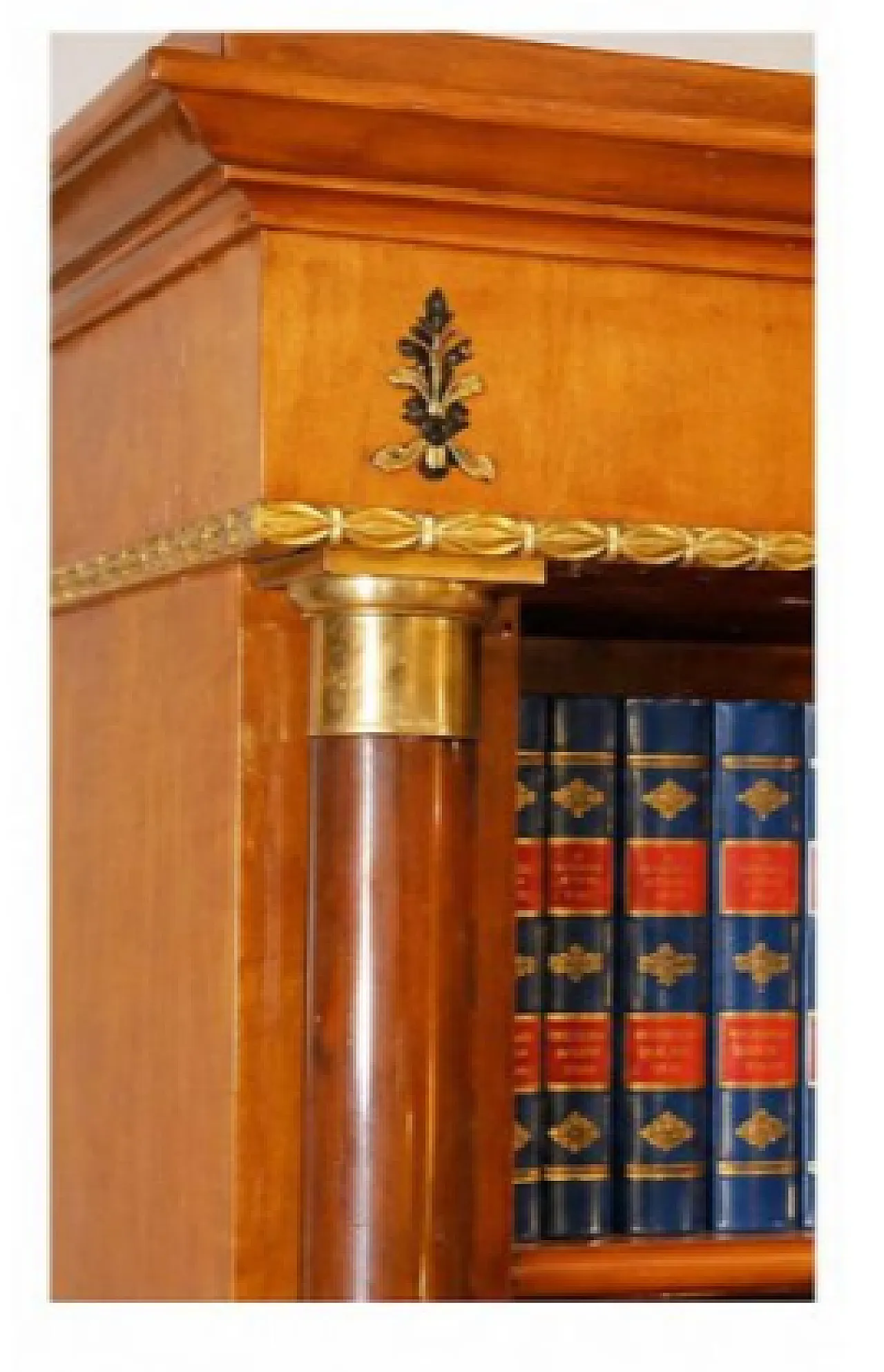 Empire-style cherry bookcase, 20th century 5