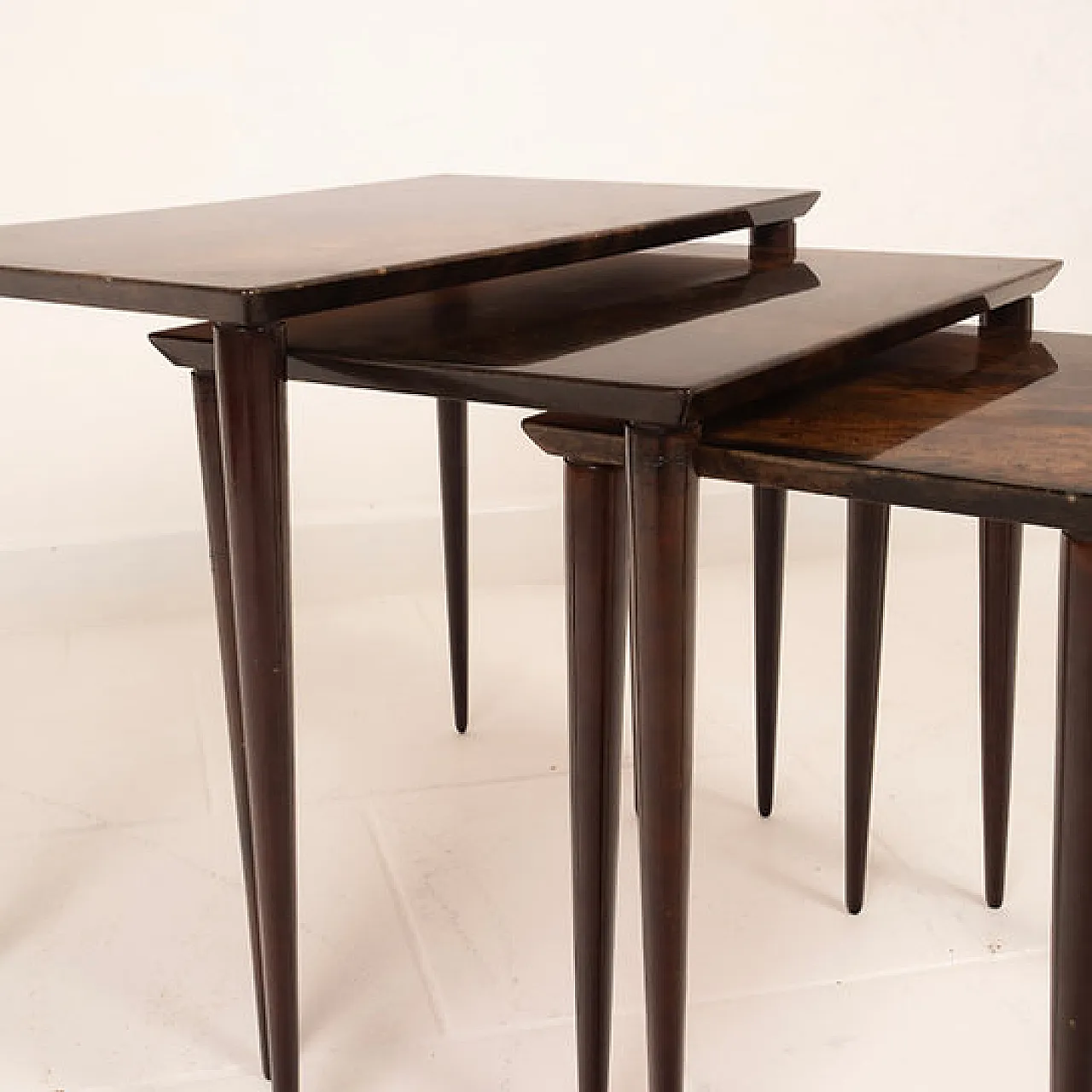 Nesting tables model 764 by Aldo Tura for Tura Milano, 1950s 11
