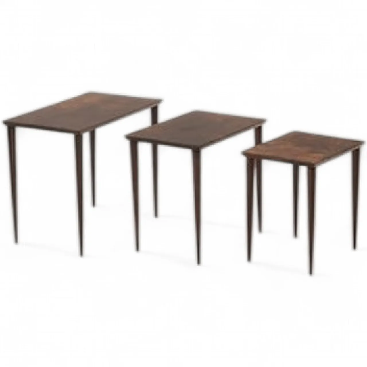 Nesting tables model 764 by Aldo Tura for Tura Milano, 1950s 15