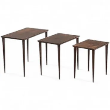 Nesting tables model 764 by Aldo Tura for Tura Milano, 1950s