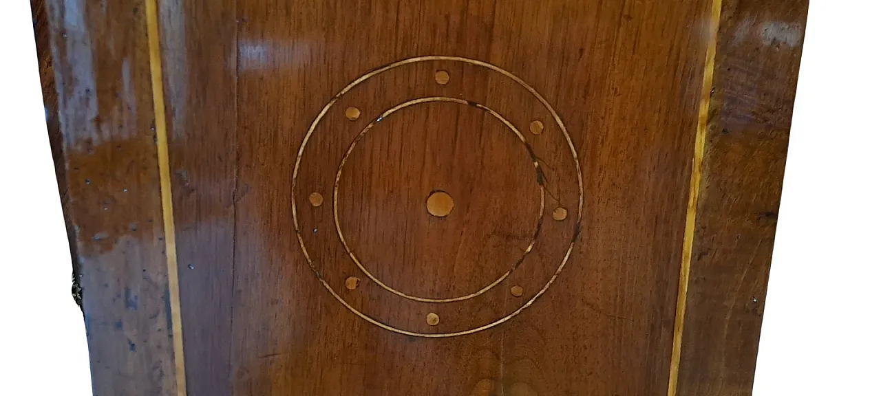 Pair of solid walnut Directory bedside tables, 19th century 7