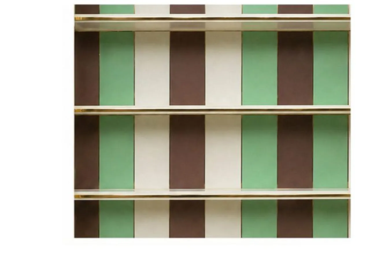 Illuminated glass and wood bookcase, 20th century 3