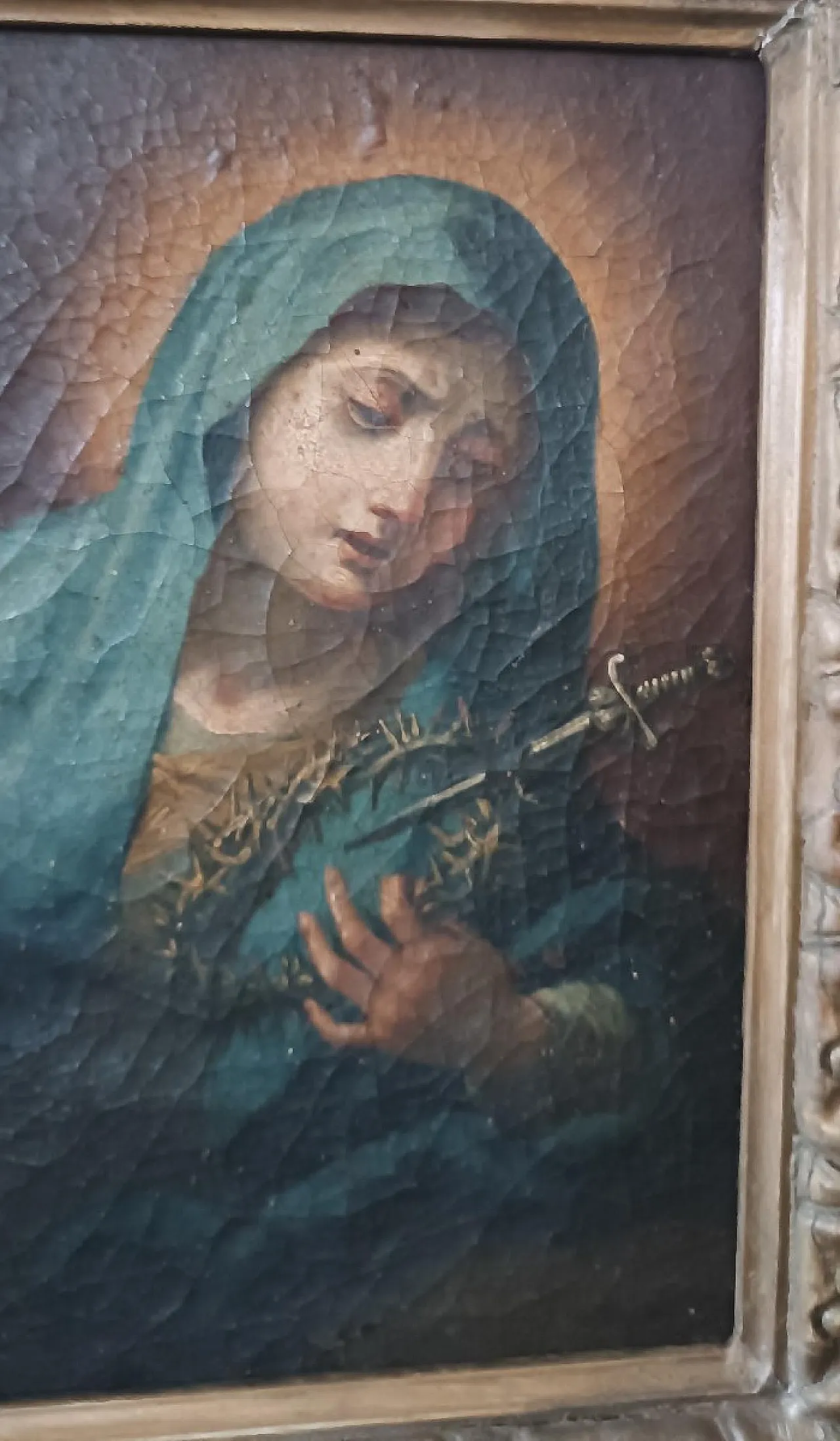 Our Lady of Sorrows, oil on canvas, 18th century 8