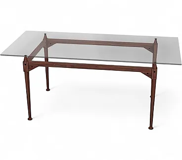 Cassina designer table and 4 chairs, 2000s