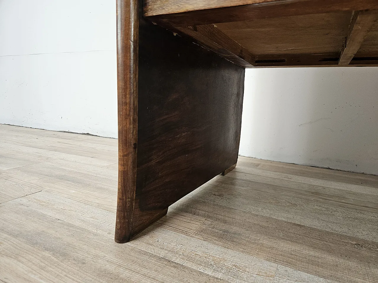 Art Deco sideboard in walnut and blond walnut, mid-20th century 23