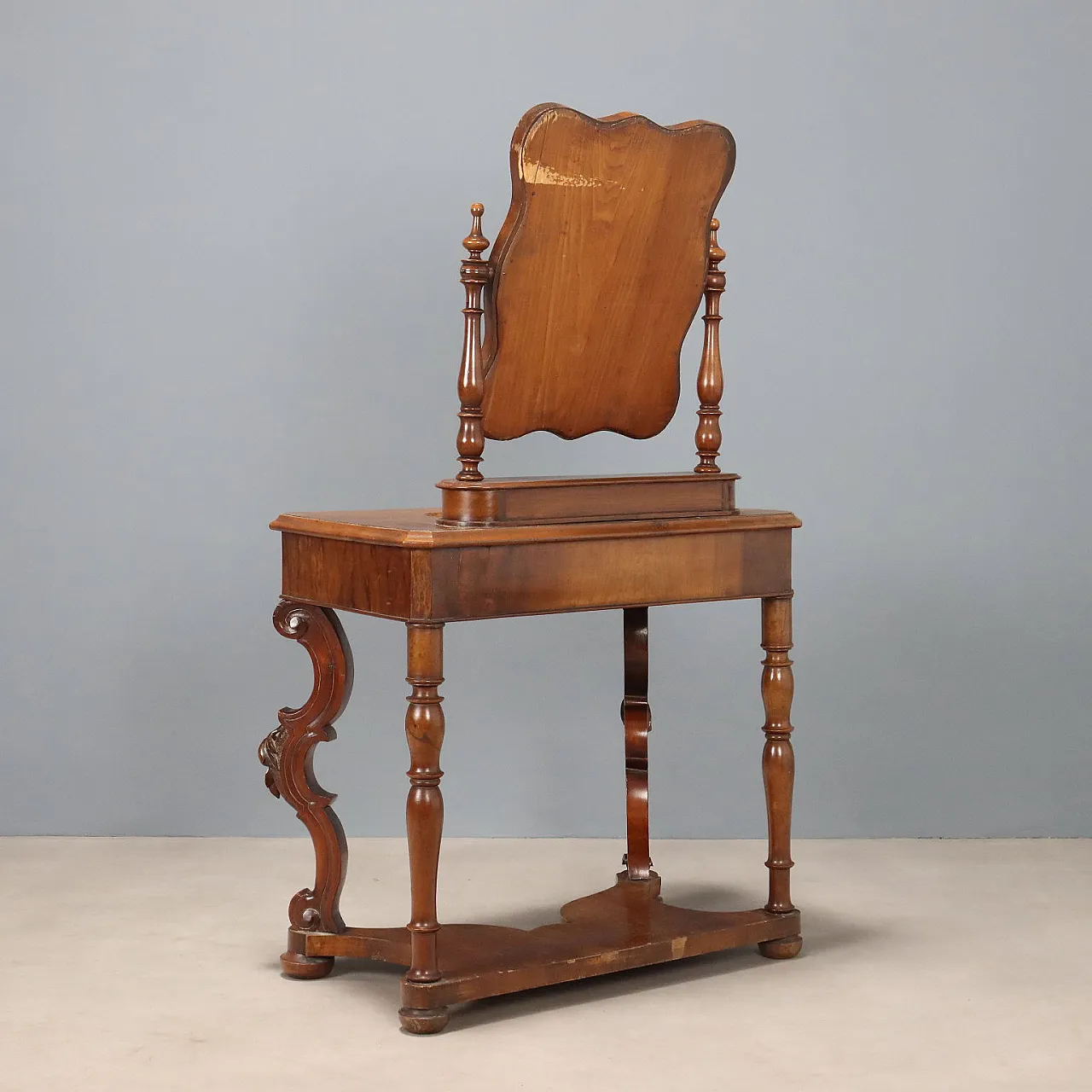 Louis Philippe dressing table in walnut, 19th century 10