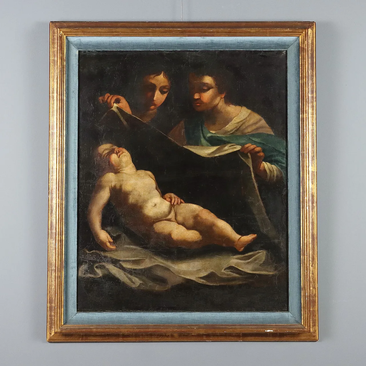 Adoration of the Child, oil on canvas, 17th century 1
