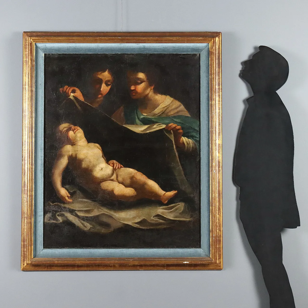 Adoration of the Child, oil on canvas, 17th century 2