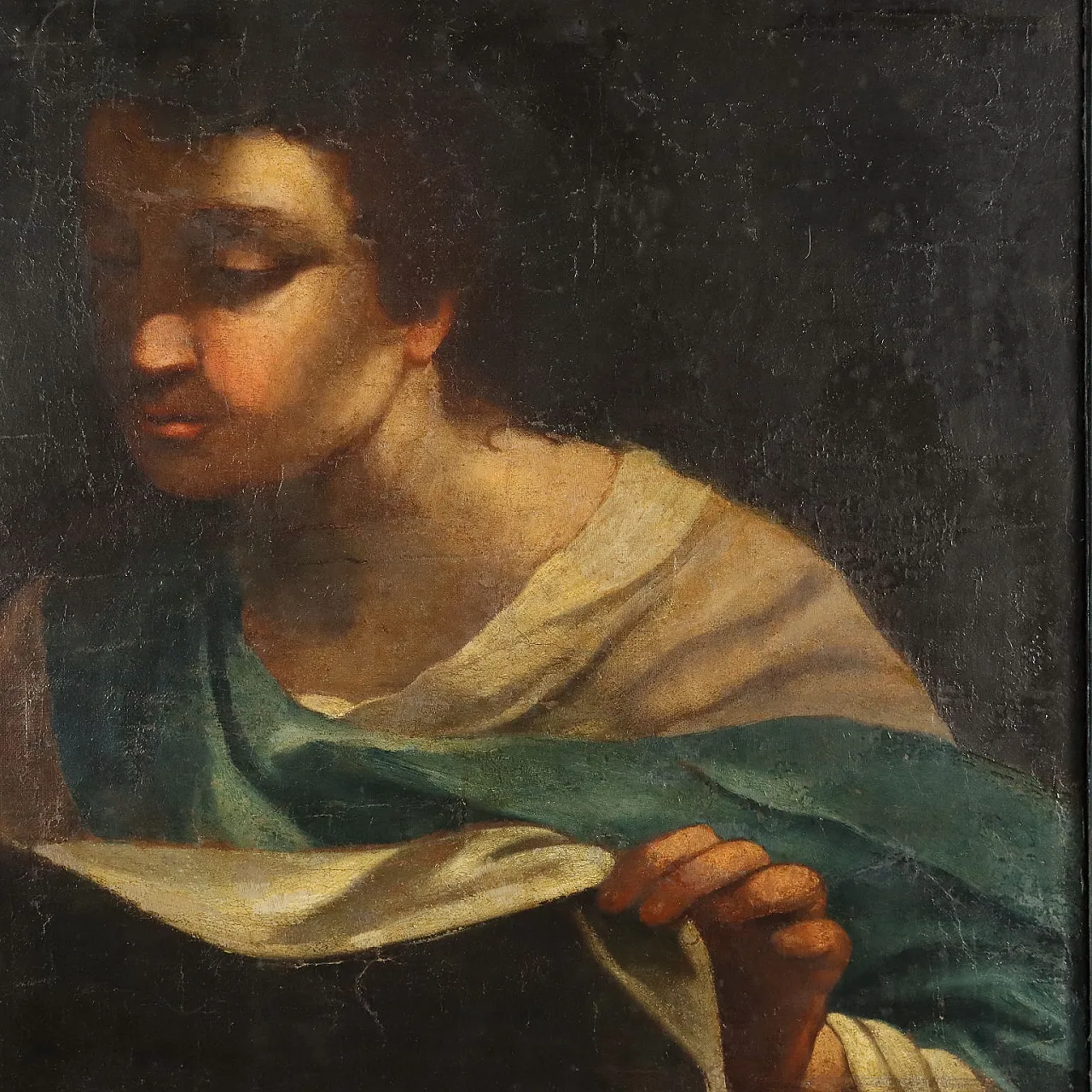 Adoration of the Child, oil on canvas, 17th century 8
